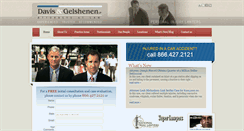 Desktop Screenshot of dgattorneys.com